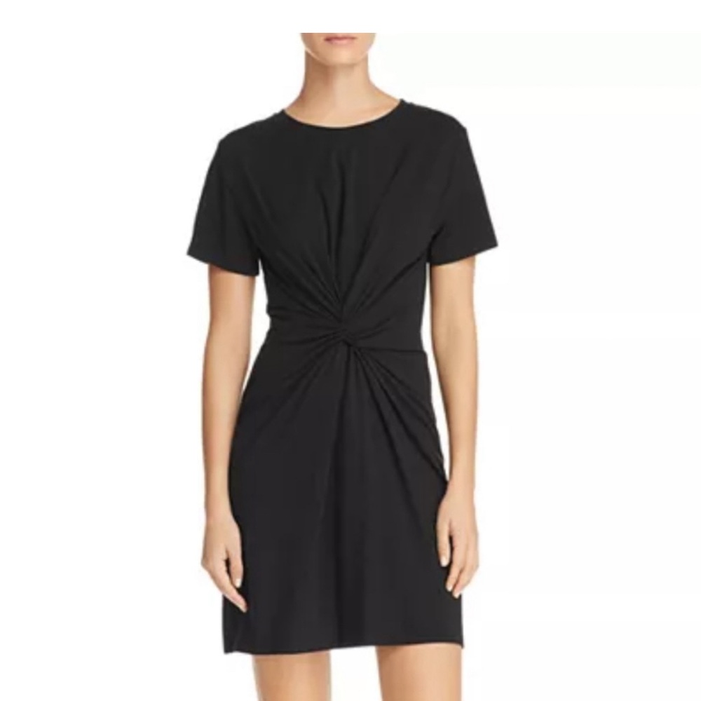 Theory Black Knot-Front Dress - Small